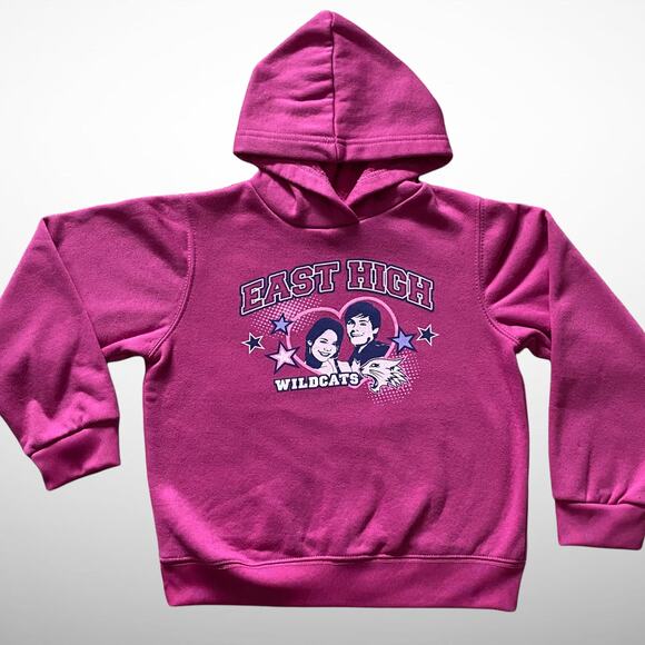 Disney Channel High School Musical 2 East High Wildcats Hoodie Kids Sz M (7/8) - Picture 2 of 7